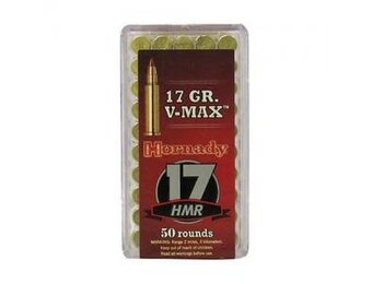 Hornady 17 HMR 17 GR V-MAX