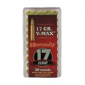 Hornady 17 HMR 17 GR V-MAX