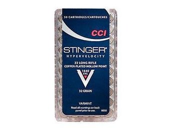 CCI Stinger 22LR Hollow Point 50RDS