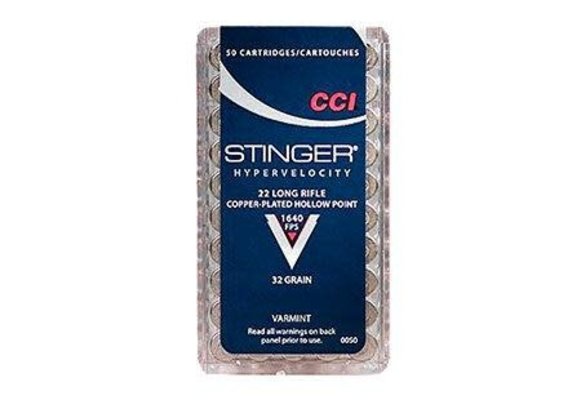 CCI Stinger 22LR Hollow Point 50RDS