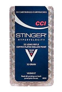 CCI Stinger 22LR Hollow Point 50RDS