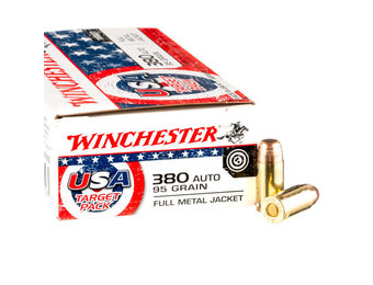 Winchester USA Target Pack FMJ - .380 ACP - 95gr - 50rd