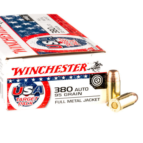 Winchester USA Target Pack FMJ - .380 ACP - 95gr - 50rd