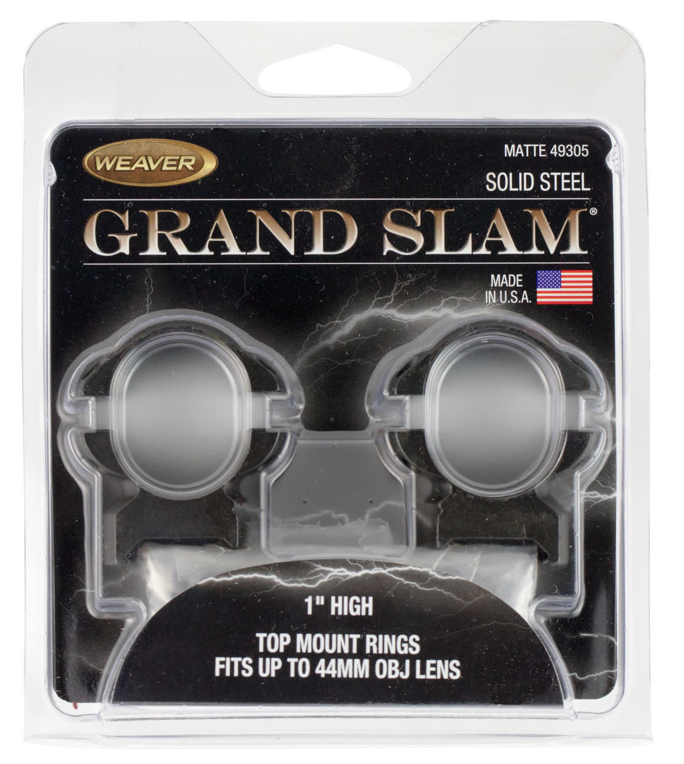 Weaver 1" Grand Slam Scope Rings (49305)