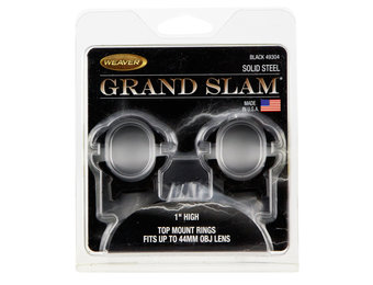 Weaver (49304) Grand Slam Scope Ring Set Fits Weaver High 1"