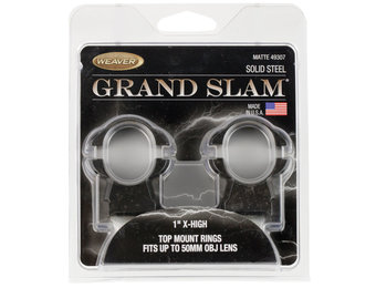 Weaver (49307) Grand Slam Scope Ring Set Extra High 1"
