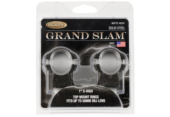 Weaver (49307) Grand Slam Scope Ring Set Extra High 1"