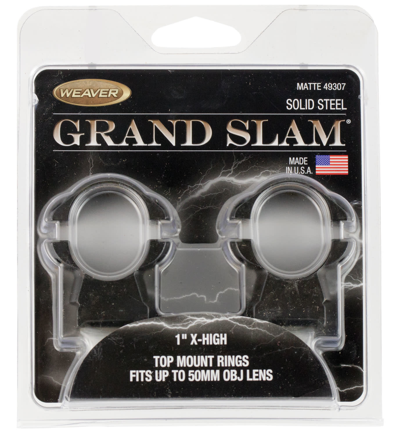 Weaver (49307) Grand Slam Scope Ring Set Extra High 1"