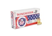 Winchester USA FMJ - .40 S&W - 180gr - 50rd