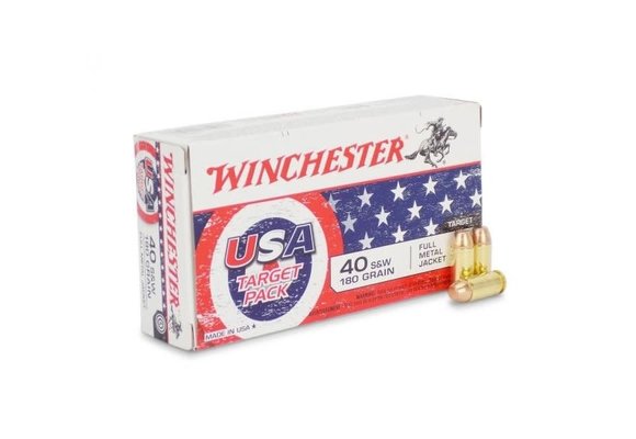 Winchester USA FMJ - .40 S&W - 180gr - 50rd