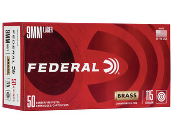 Federal 9MM 115GR FMJ