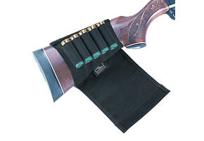 Buttstock Shell Holder Kodra Black Shotgun w/Flap