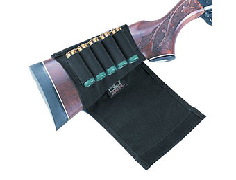 Buttstock Shell Holder Kodra Black Shotgun w/Flap