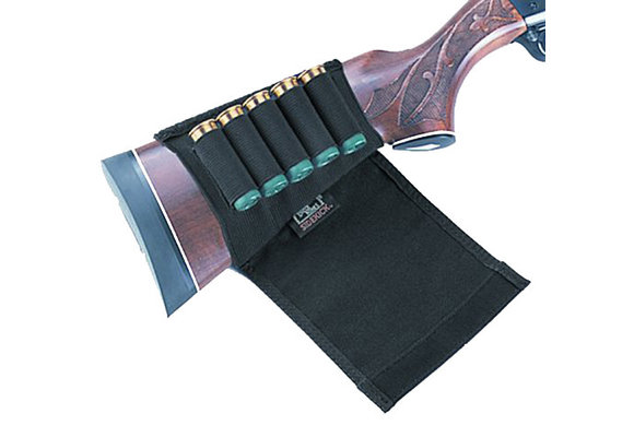 Buttstock Shell Holder Kodra Black Shotgun w/Flap
