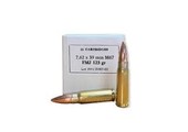 PPU BRASS CASE AMO 7.62X39 123GR FMJ