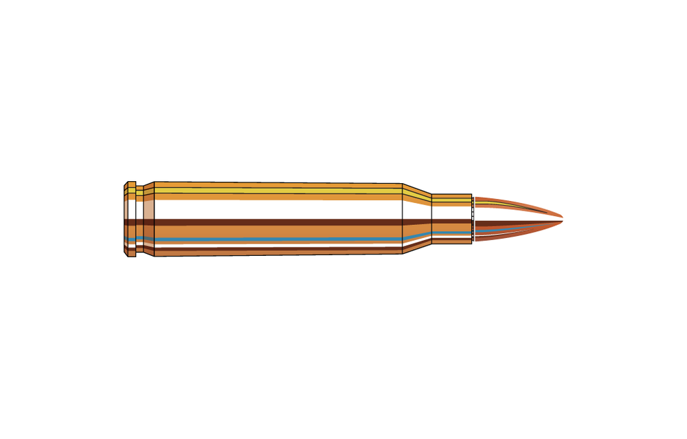 223 Remington 62 gr FMJ Hornady BLACK® Item #80234 | 20/Box