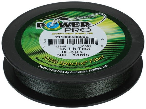 Power Pro Spectra Braided 10LB Line Moss Green