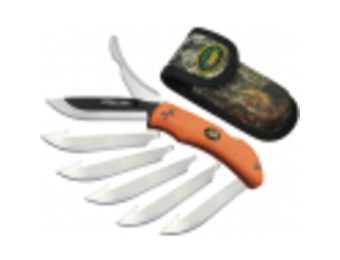 Outdoor Edge 3.5" RAZOR-PRO  (Orange, 6-Blades)