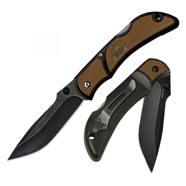 Outdoor edge 3.3" CHASM - Medium, Plain Ed