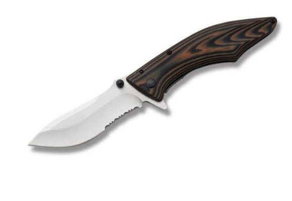 Outdoor Edge 3.5" CONQUER - Large, Plain Edge