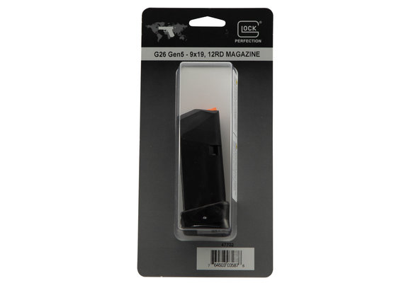 OEM Black Detachable 12rd for 9mm Luger Glock 26 Gen5