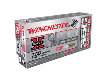 Super X .350 Legend Ammunition 20 Rounds 180 Grain Power Point Projectile 2100fps
