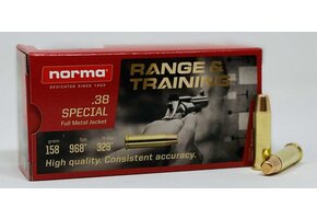 Range and Training 38 Special Ammo 158 Grain Full Metal Jacket