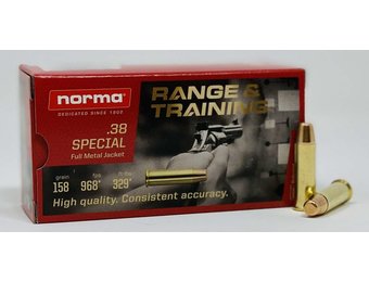 Range and Training 38 Special Ammo 158 Grain Full Metal Jacket
