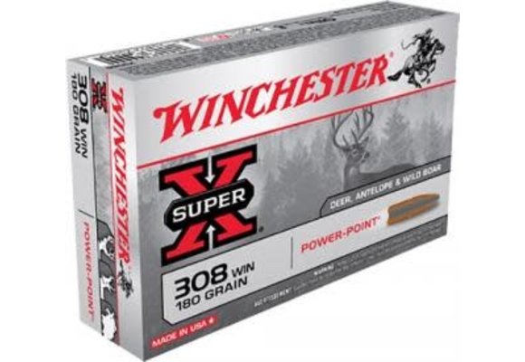 Super-X .308  180 Grain Power-Point 20rd Box