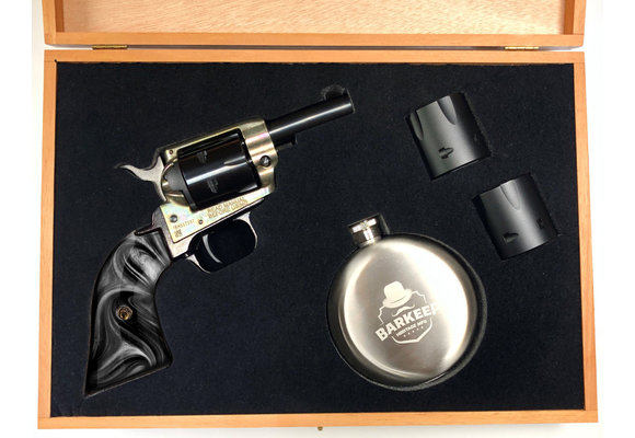 Heritage Barkeep kit .22LR Black Pearl Grip & Cedar Box