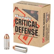 Critical Defense 40S&W 91340 165gr