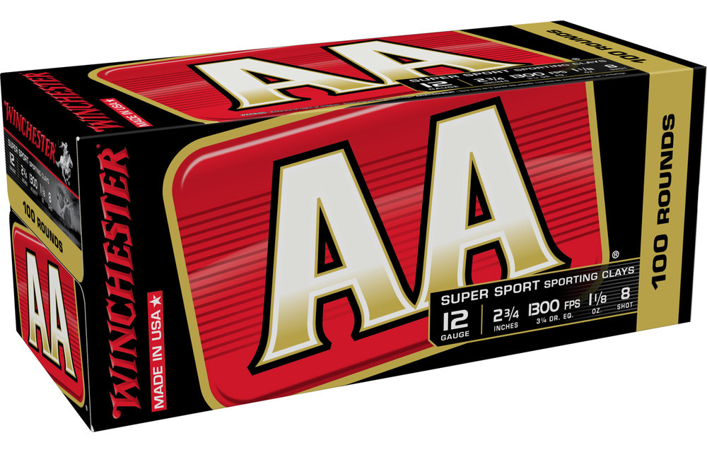 Winchester super sport 12ga 2-3/4in #8 1-1/2oz (AASC128VP)