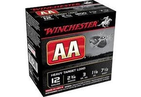 AA 12 GA 2-3/4" #7.5 AA HEAVY TARGET 1-1/8 OZ