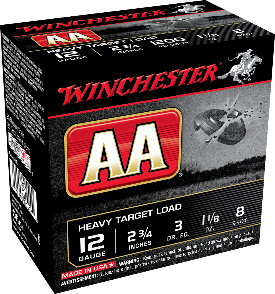 AA 12 GA 2-3/4" #8 AA HEAVY TARGET 1-1/8 OZ