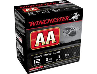 AA 12 GA 2-3/4" #9 AA HEAVY TARGET 1-1/8 OZ