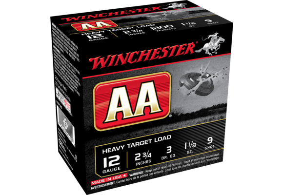 AA 12 GA 2-3/4" #9 AA HEAVY TARGET 1-1/8 OZ