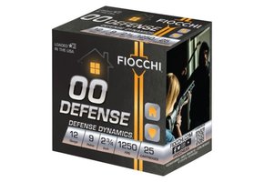 Home Defense Ammunition 12 Gauge 2-3/4" 00 Buckshot 9 Pellets