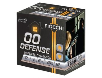 Home Defense Ammunition 12 Gauge 2-3/4" 00 Buckshot 9 Pellets