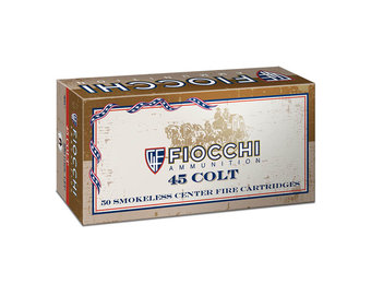 Cowboy Action .45 Long Colt Ammunition 50 Rounds 250 Grain Lead Round Nose Flat Point 750fps