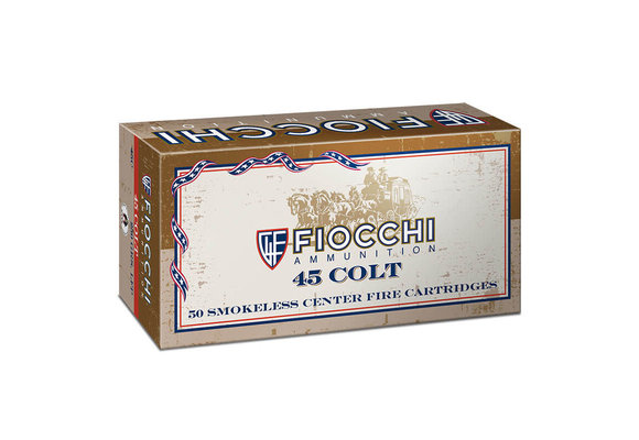 Cowboy Action .45 Long Colt Ammunition 50 Rounds 250 Grain Lead Round Nose Flat Point 750fps