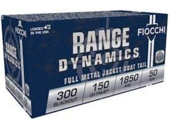 Range Dynamics 300 AAC BLACKOUT 150Gr FMJBT 50rds (300BLC)
