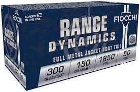 Range Dynamics 300 AAC BLACKOUT 150Gr FMJBT 50rds (300BLC)
