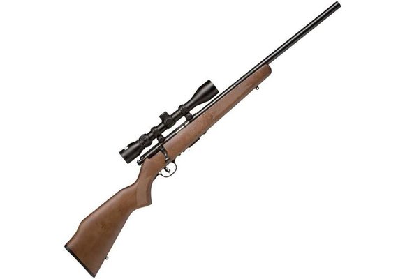 Model 93R17GVXP Package Series Rimfire Bolt Action Rifle .17 HMR 21" Barrel 5 Rounds Mounted Riflescope Walnut Stock Blued Barrel 96222