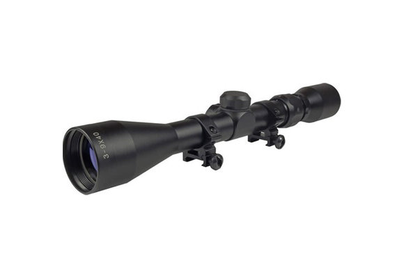 Buckline 3-9x40mm Rifle Scope BDC Reticle 1" Tube Fixed Parallax Matte Black