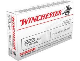 .223 White Box 55gr 20 Round box Brass case