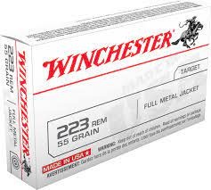 .223 White Box 55gr 20 Round box Brass case