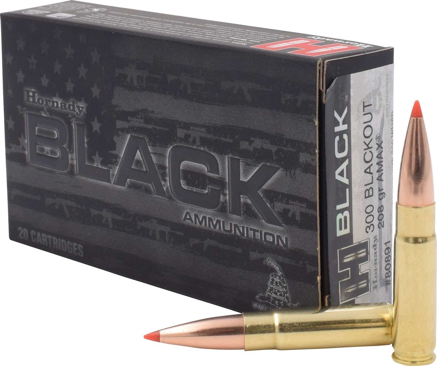 300 Blackout 208 gr A-MAX® Hornady BLACK® Item #80891 | 20/Box