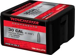 Centerfire 30 Cal .308 150 Gr Power-Point PP
