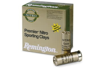 Premier Nitro Gold Sporting Clays Target Ammunition 12 Gauge 2-3/4" 1-1/8 oz #7-1/2 Shot High Velocity