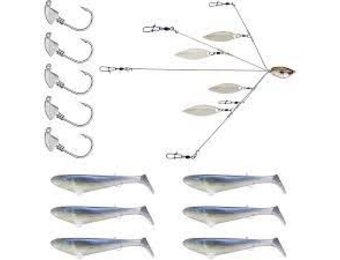 Scottsboro Kit 3.5'' 5Wire Sight Minnow 11p